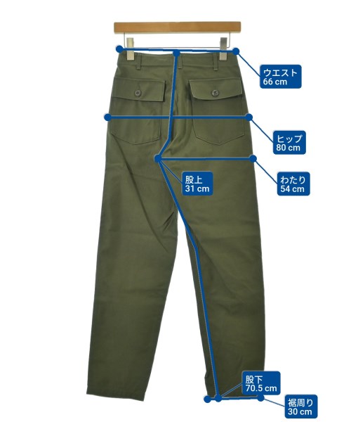 CIOTA（シオタ）チノパン カーキ サイズ:1(S位) レディース/2200649537129