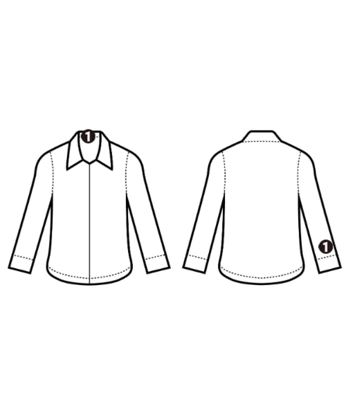 CIOTA（シオタ）カジュアルシャツ 白 サイズ:5(XXL位) メンズ/2200655520061