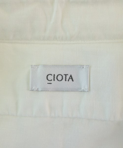 CIOTA（シオタ）カジュアルシャツ 白 サイズ:5(XXL位) メンズ/2200655520061
