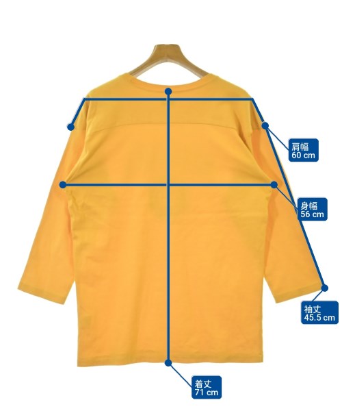 CIOTA（シオタ）Tシャツ・カットソー 黄 サイズ:4(XL位) メンズ/2200712226035