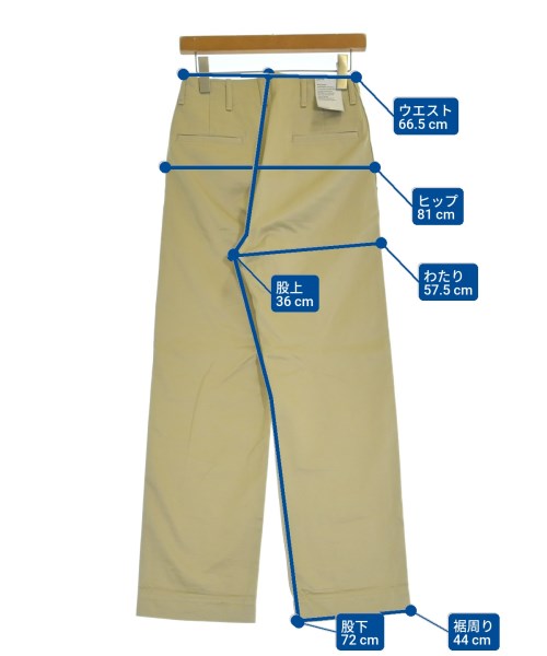 CIOTA（シオタ）チノパン ベージュ サイズ:1(S位) メンズ/2200645040128