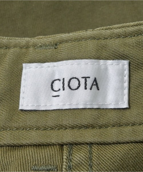 CIOTA（シオタ）カーゴパンツ カーキ サイズ:1(S位) レディース/2200706694031