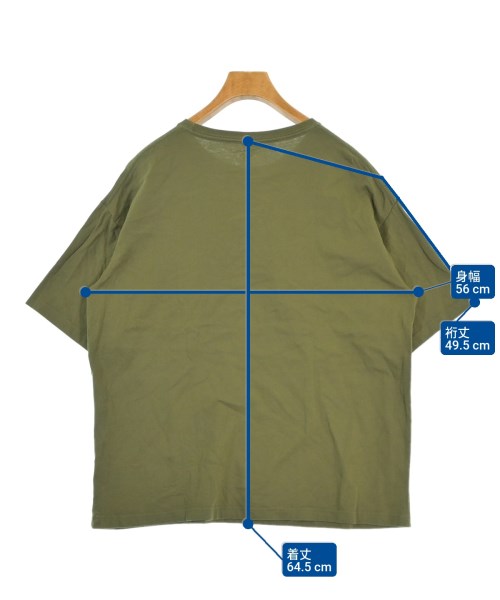 COW BOOKS（カウブックス）Tシャツ・カットソー カーキ サイズ:M メンズ/2200664958039