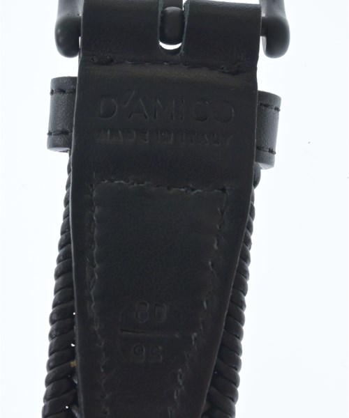 D'AMICO（ダミコ）ベルト 黒 サイズ:80/95 メンズ/2200705522045