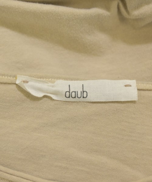 daub（ダウブ）Tシャツ・カットソー ベージュ サイズ:50(XL位) メンズ/2200653530024