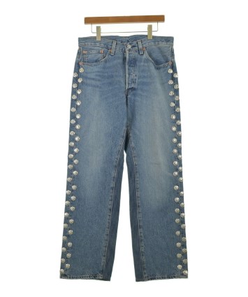 デニムティアーズ 茶色 DENIM TEARS(デニムティアーズ)デニムパンツ 青 サイズ:33(L位