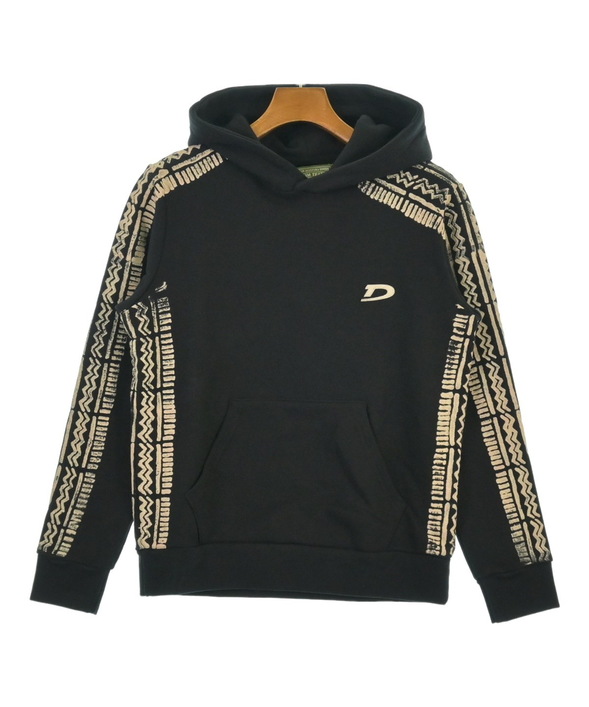 DENIM TEARS（デニムティアーズ）パーカー 黒 サイズ:XS メンズ