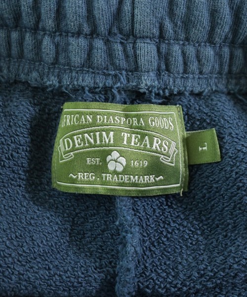 DENIM TEARS（デニムティアーズ）スウェットパンツ 紺 サイズ:L メンズ/2200569156141