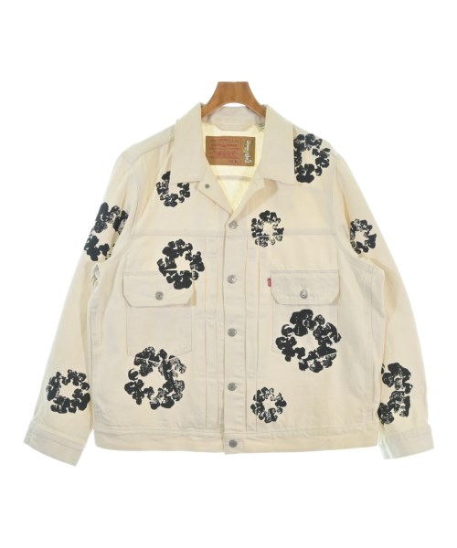 DENIM TEARS(デニムティアーズ)デニムジャケット 白 サイズ:XL/2200689614125