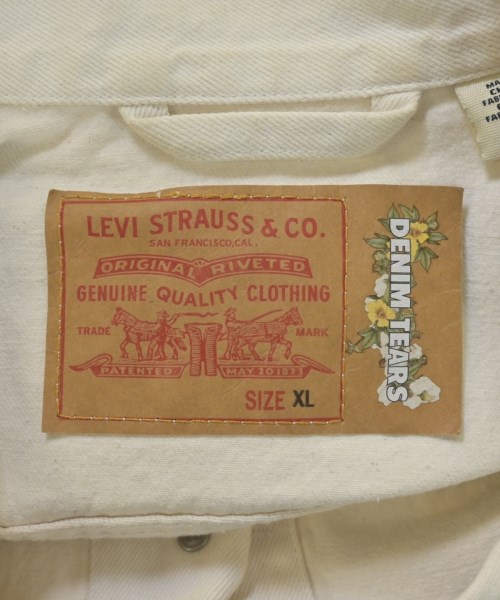 DENIM TEARS（デニムティアーズ）デニムジャケット 白 サイズ:XL メンズ/2200689614125