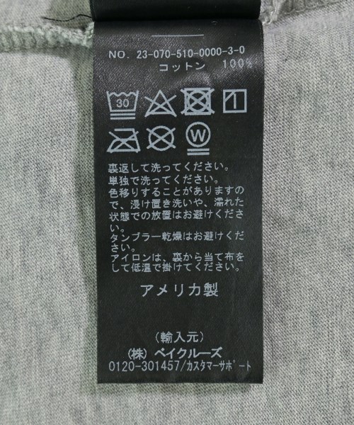 denimist（デニミスト）Tシャツ・カットソー グレー サイズ:M レディース/2200705865036