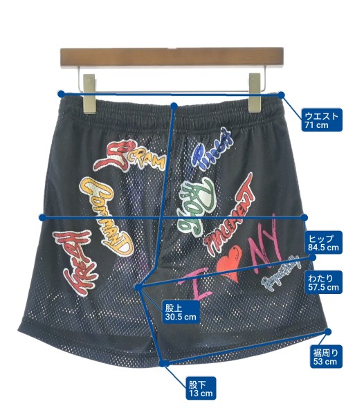 Eric Emanuel（エリックエマニュエル）ショートパンツ 黒 サイズ:S メンズ/2200655158028