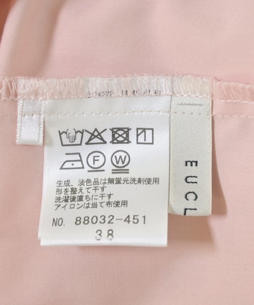 EUCLAID（エウクレイド）ブラウス ピンク サイズ:38(M位) レディース/2200704842038