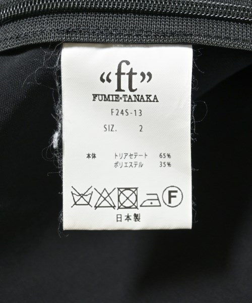 FUMIE TANAKA（フミエタナカ）ワンピース 黒 サイズ:2(M位) レディース/2200712079051