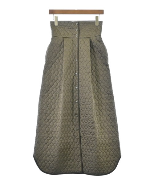 FUMIE TANAKA(フミエタナカ)ロング・マキシ丈スカート 茶 サイズ:1(S位)/2200667292017