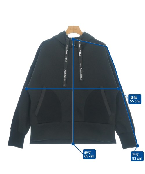 GARDE COLLECTIVE（ギャルデコレクティブ）パーカー 黒 サイズ:40(M位) レディース/2200627433023