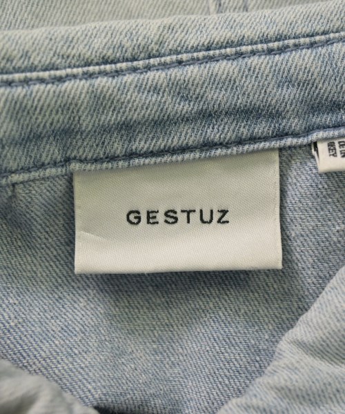 GESTUZ（ゲタス）シャツワンピース 青 サイズ:36(S位) レディース/2200620570138