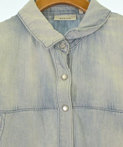 GESTUZ（ゲタス）シャツワンピース 青 サイズ:36(S位) レディース/2200620570138