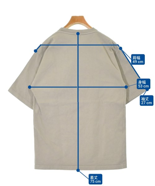 GR10K（ジーアールテンケー）Tシャツ・カットソー ベージュ サイズ:L メンズ/2200654304020