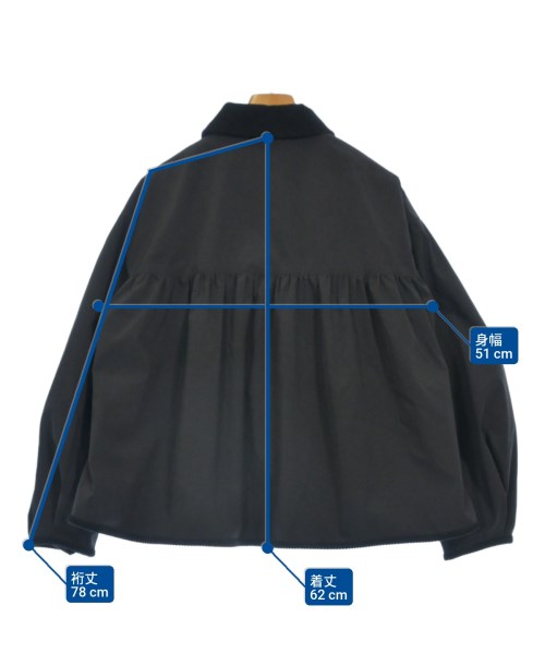 gypsohila（ジプソフィア）ブルゾン 黒 サイズ:F レディース/2200632111015