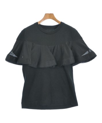 美品✨Gypsohila ジプソフィア フリル Tシャツ ブラック 半袖 春夏 gypsohila（ジプソフィア）Tシャツ・カットソー 黒 サイズ:F