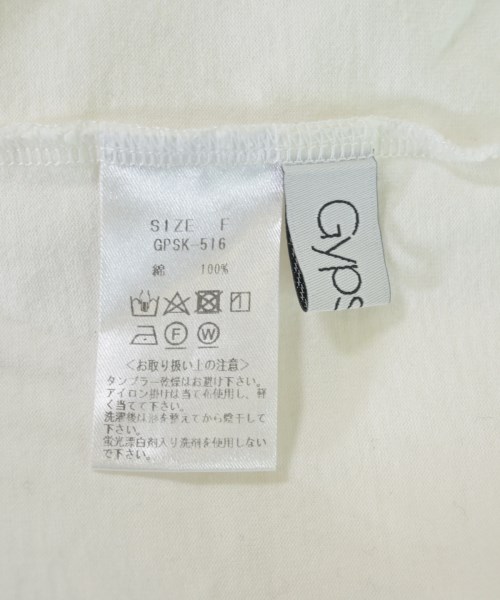 gypsohila（ジプソフィア）Tシャツ・カットソー 白 サイズ:F レディース/2200605050105