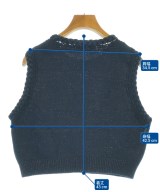 gypsohila（ジプソフィア）ベスト/ノースリーブ 紺 サイズ:F レディース/2200671784119