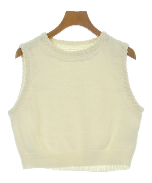 gypsohila(ジプソフィア)ベスト/ノースリーブ 白 サイズ:F/2200671784249