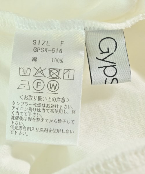 gypsohila（ジプソフィア）Tシャツ・カットソー 白 サイズ:F レディース/2200697638090
