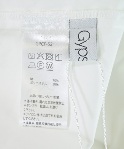 gypsohila（ジプソフィア）カジュアルシャツ 白 サイズ:F レディース/2200640055127