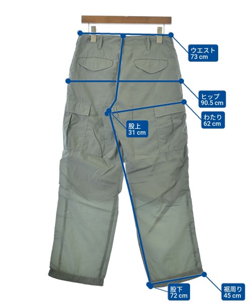 HEAR MY NAME（ヒアマイネイム）カーゴパンツ カーキ サイズ:F レディース/2200636011083