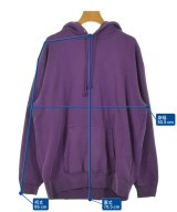 HEAR MY NAME（ヒアマイネイム）パーカー 紫 サイズ:XL レディース/2200606776066