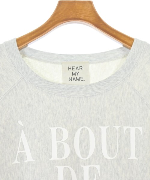 HEAR MY NAME（ヒアマイネイム）スウェット グレー サイズ:F レディース/2200654219010