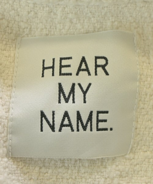 HEAR MY NAME（ヒアマイネイム）カジュアルシャツ 白 サイズ:F レディース/2200669746037