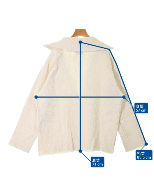 HEAR MY NAME（ヒアマイネイム）カジュアルシャツ 白 サイズ:F レディース/2200669746037