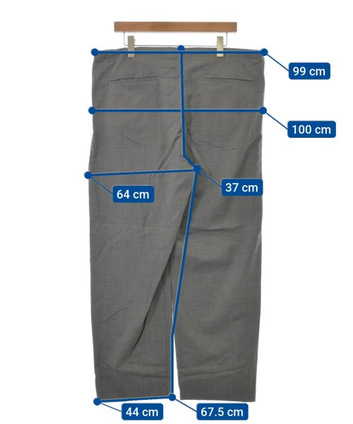 HERILL（ヘリル）スラックス グレー サイズ:3(L位) メンズ/2200522251036