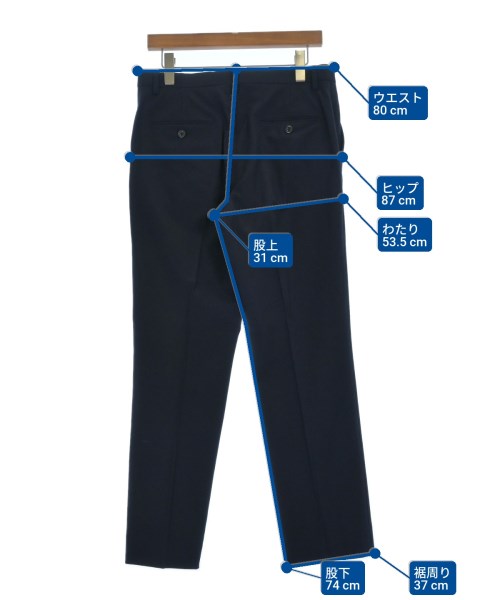 HERILL（ヘリル）スラックス 紺 サイズ:2(M位) メンズ/2200632647521