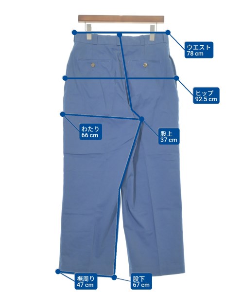 HERILL（ヘリル）チノパン 青 サイズ:2(M位) メンズ/2200632647538