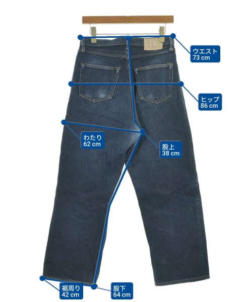 HERILL（ヘリル）デニムパンツ 青 サイズ:0(XS位) メンズ/2200620365048