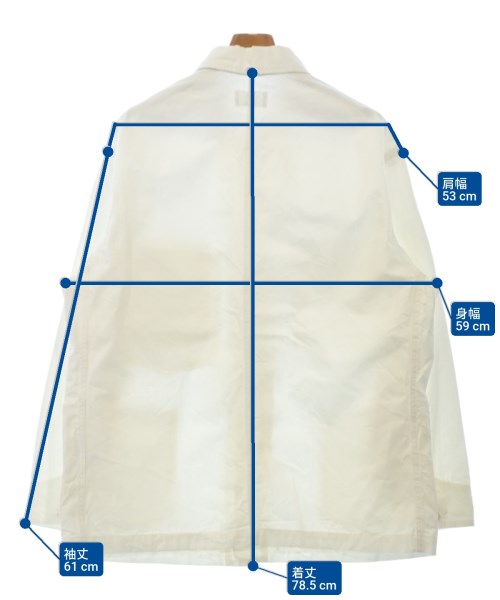HERILL（ヘリル）カバーオール 白 サイズ:2(M位) メンズ/2200639606033