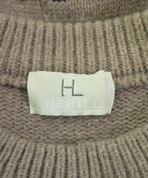 HERILL（ヘリル）ニット・セーター ベージュ サイズ:0(XS位) メンズ/2200643221017