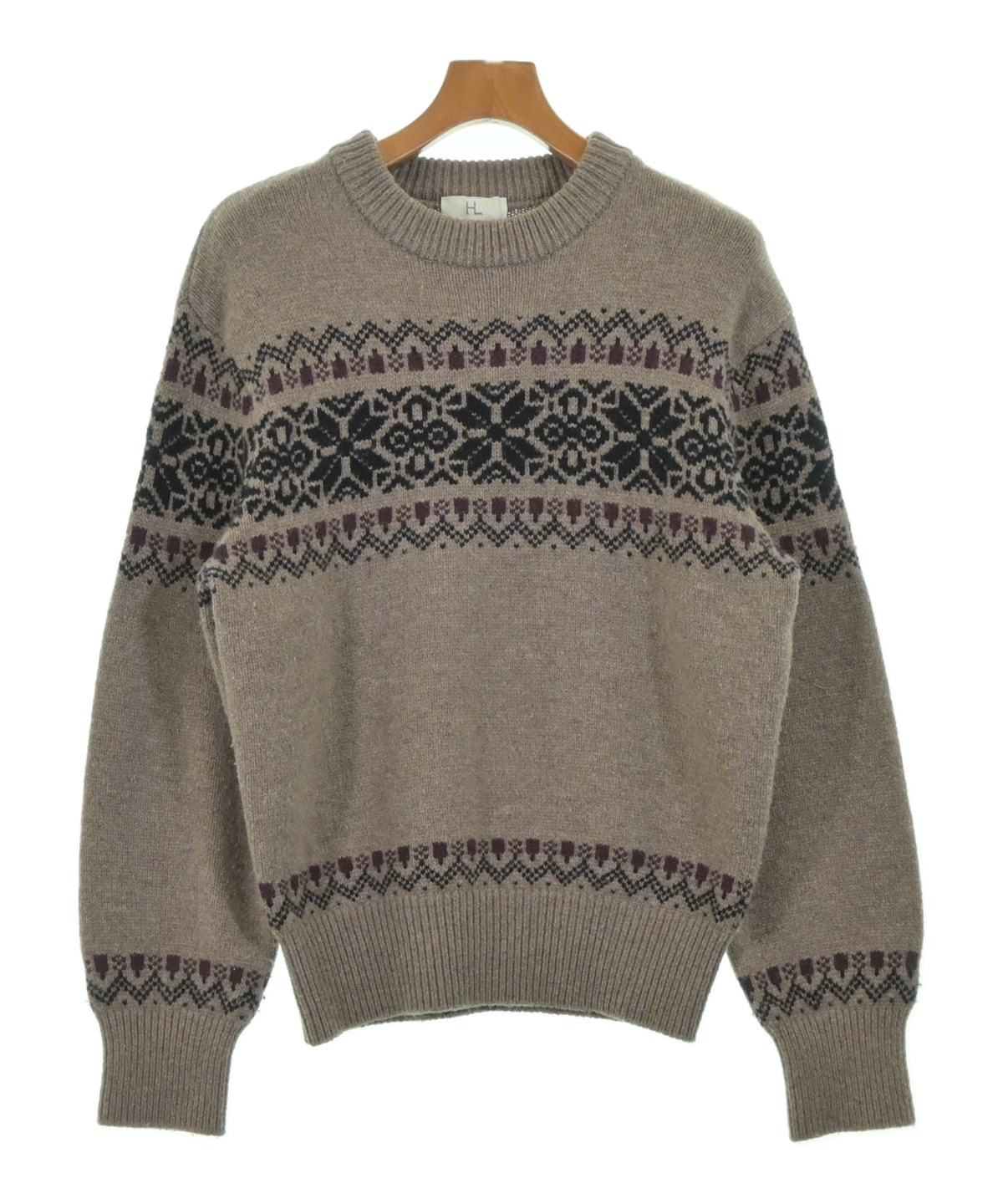 HERILL（ヘリル）ニット・セーター ベージュ サイズ:0(XS位) メンズ