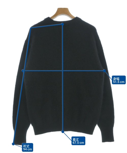 HERILL（ヘリル）ニット・セーター 黒 サイズ:3(L位) メンズ/2200675292016