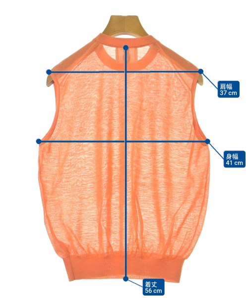 HERILL（ヘリル）ベスト オレンジ サイズ:0(XS位) レディース/2200674571099