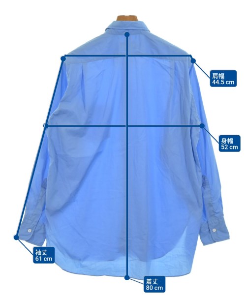 HERILL（ヘリル）カジュアルシャツ 青 サイズ:1(S位) メンズ/2200678449011