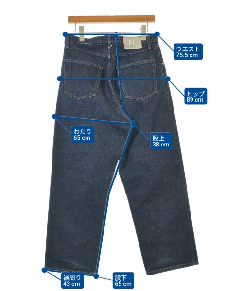 HERILL（ヘリル）デニムパンツ 紺 サイズ:1(S位) メンズ/2200656138029
