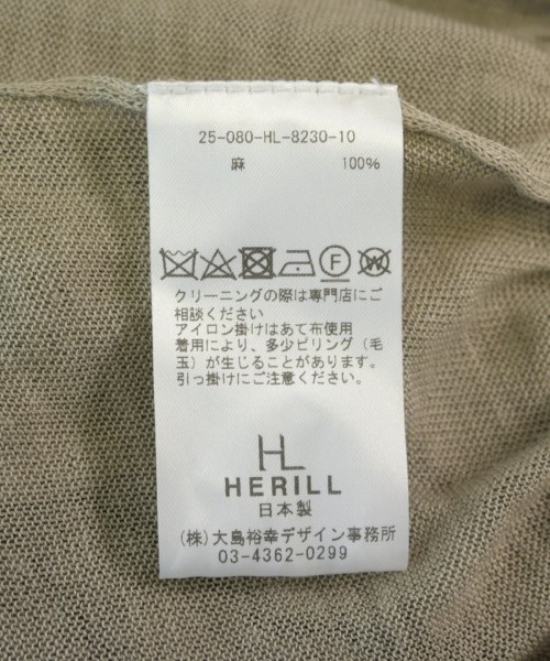 HERILL（ヘリル）ニット・セーター ベージュ サイズ:2(M位) メンズ/2200699480086