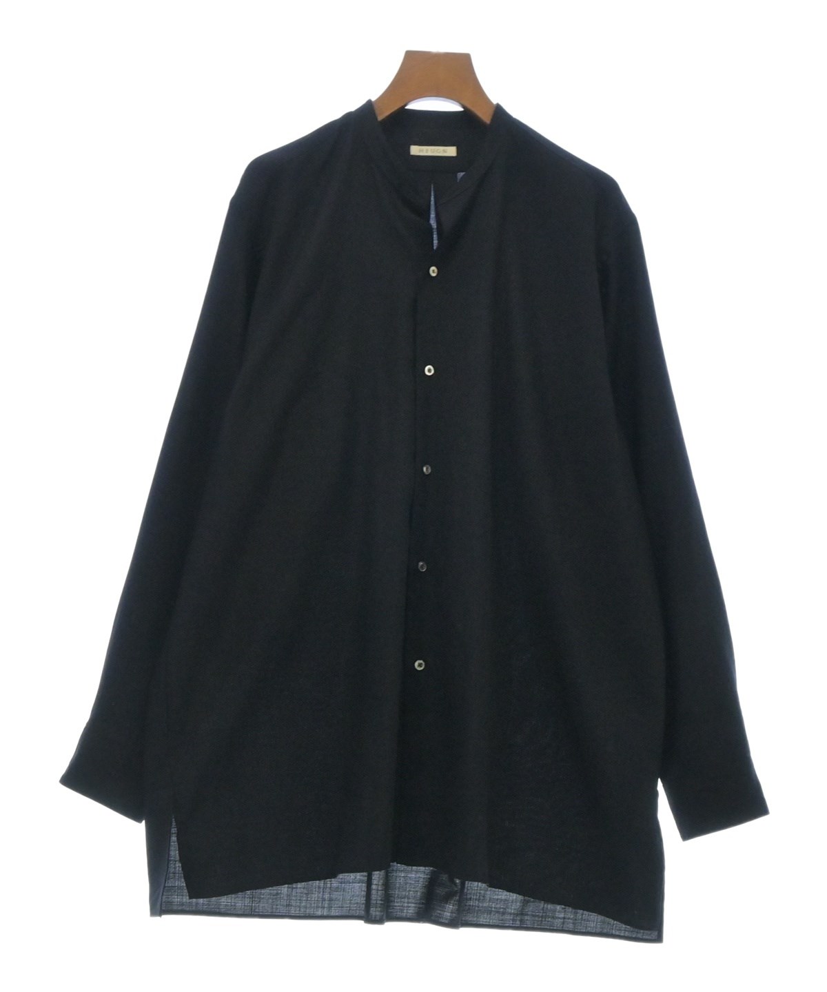 HEUGN（ユーゲン）カジュアルシャツ 黒 サイズ:2(M位) メンズ