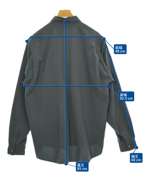 HEUGN（ユーゲン）カジュアルシャツ グレー サイズ:2(M位) メンズ/2200669020021