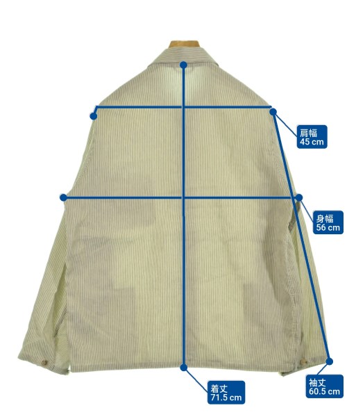 HEUGN（ユーゲン）カジュアルジャケット 白 サイズ:2(M位) メンズ/2200655141051